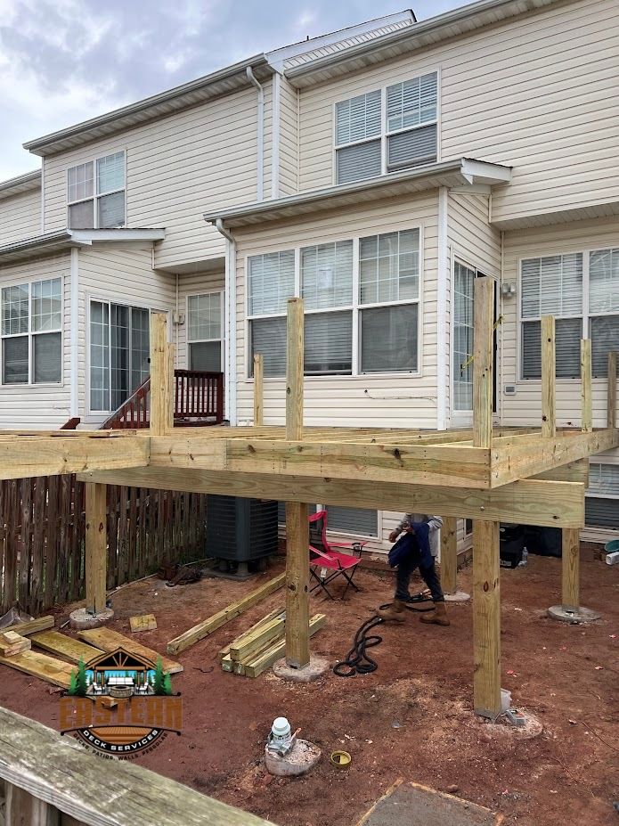 New composite deck project in Ashburn, VA