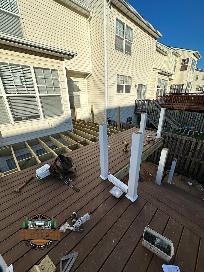 Second new composite deck project in Ashburn, VA