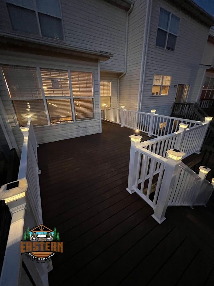 New composite deck installation in Ashburn, VA