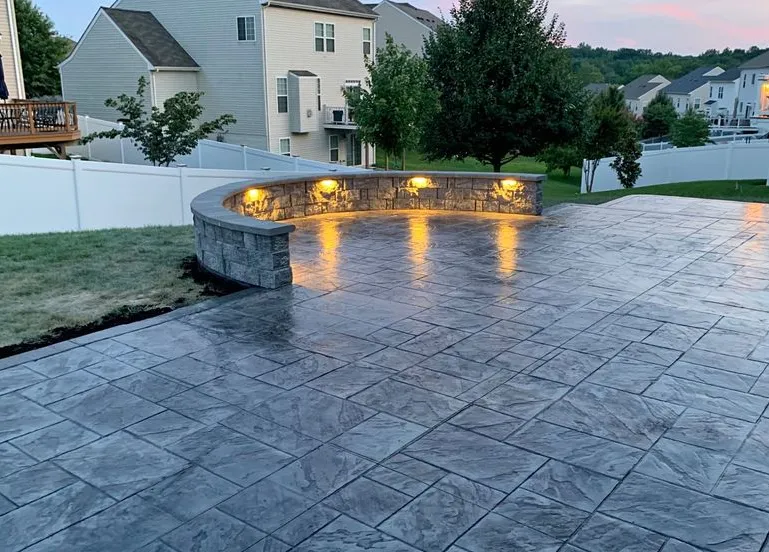 Stamped Concrete and Pavers